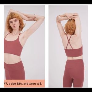 NWOT Girlfriend Collective Juliet Bra Size S Fig